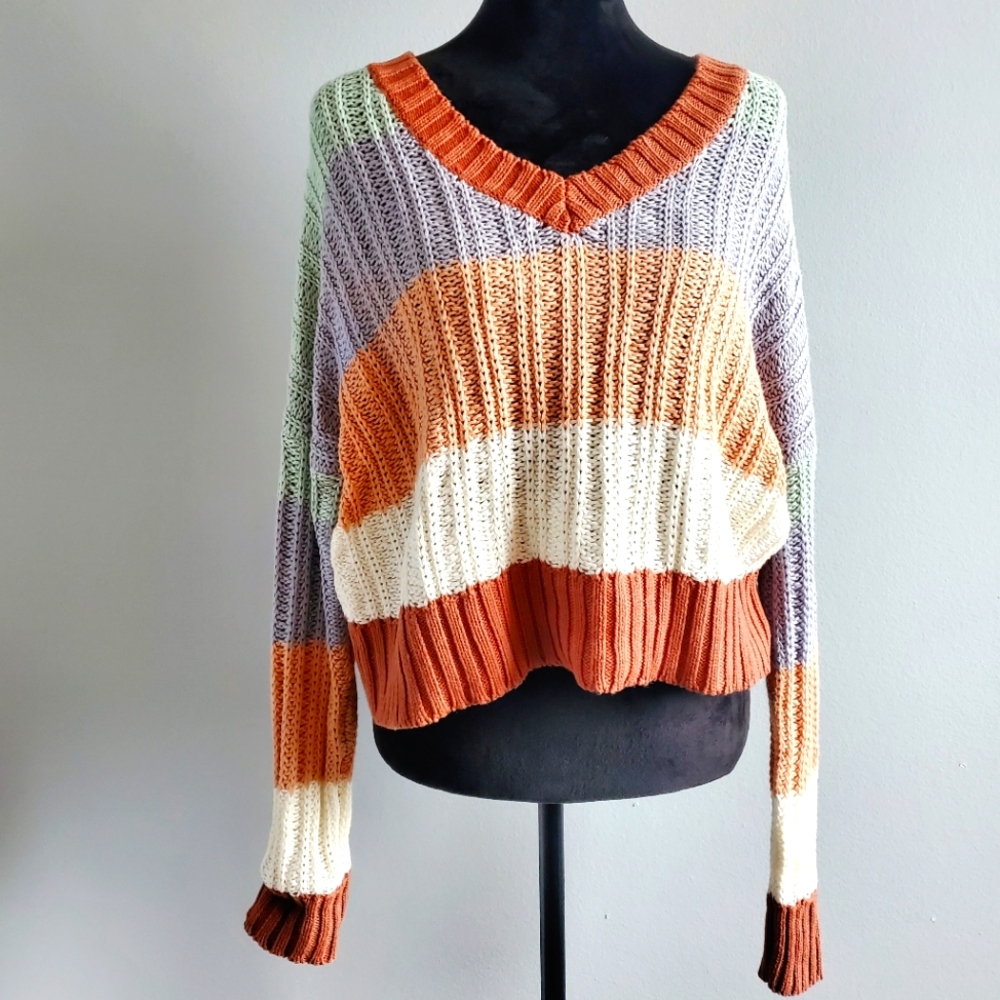 Aéropostale Color Block Sweater